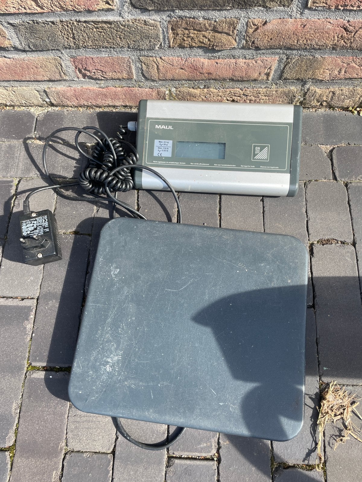 MAUL digitale pakketweegschaal – tot 50 kg, Ophalen of Verzenden, Zo goed als nieuw, 50 tot 100 kg