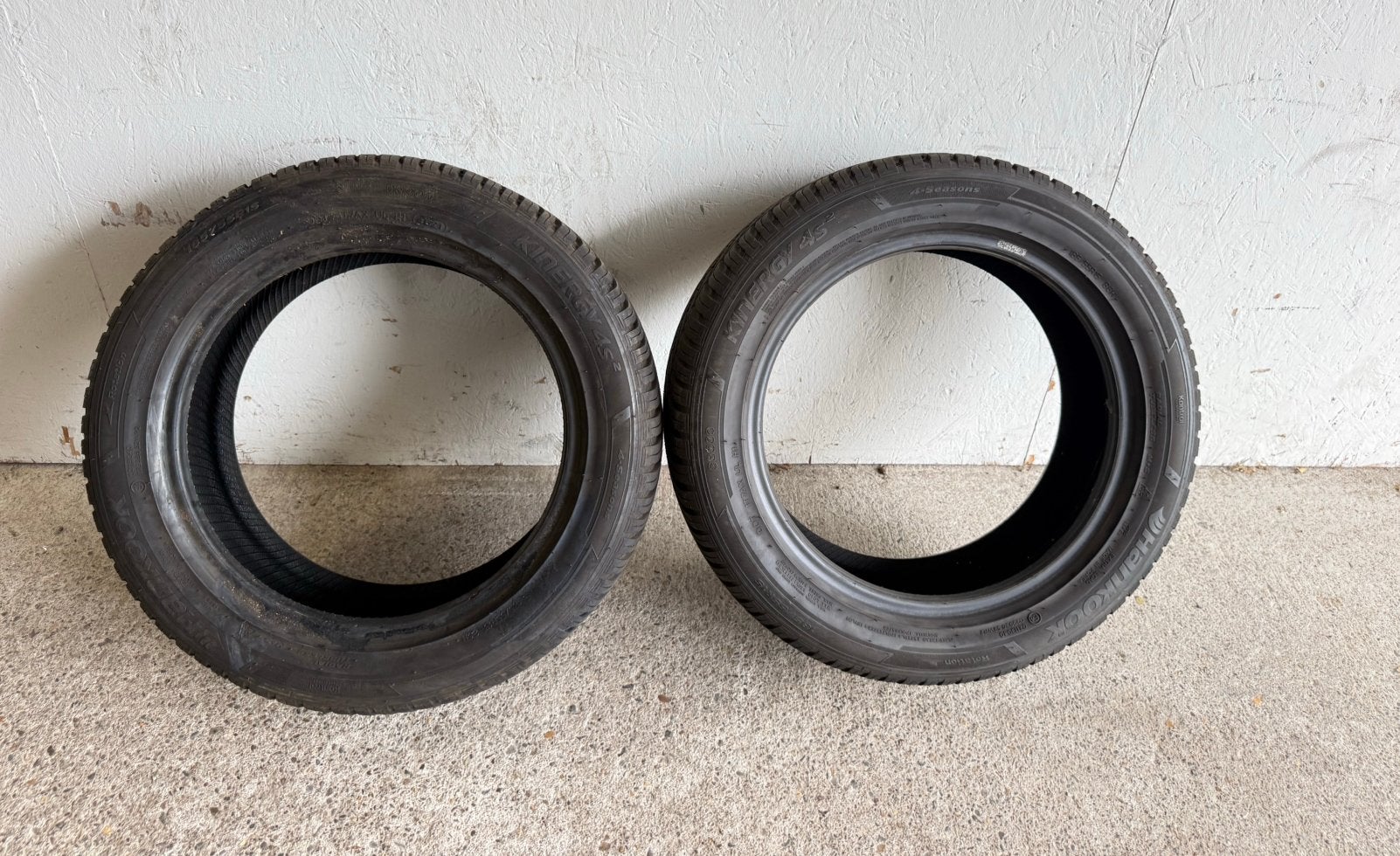 Hankook allseasonbanden 185/55R15, Ophalen, Gebruikt, 15 inch, 185 mm