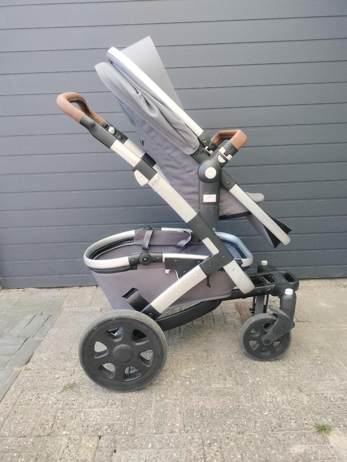 Joolz Geo Combiwagen met Reiswieg en andere accessoires, Gebruikt, Combiwagen, Verstelbare duwstang, Ophalen