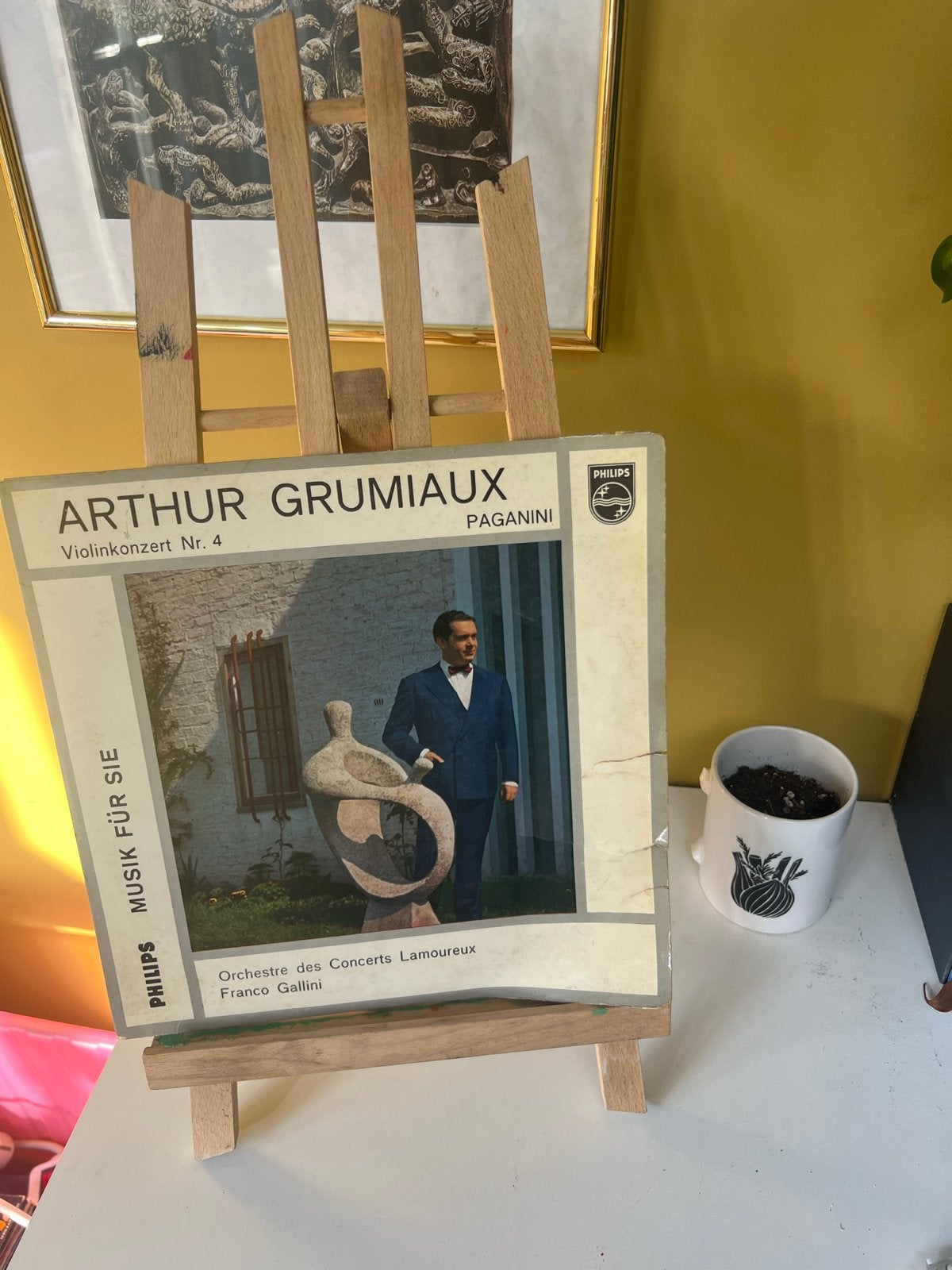 Arthur Grumiaux - Paganini: Violinkonzert Nr. 4 LP, Gebruikt, Overige componisten, Soloconcert, Ophalen of Verzenden