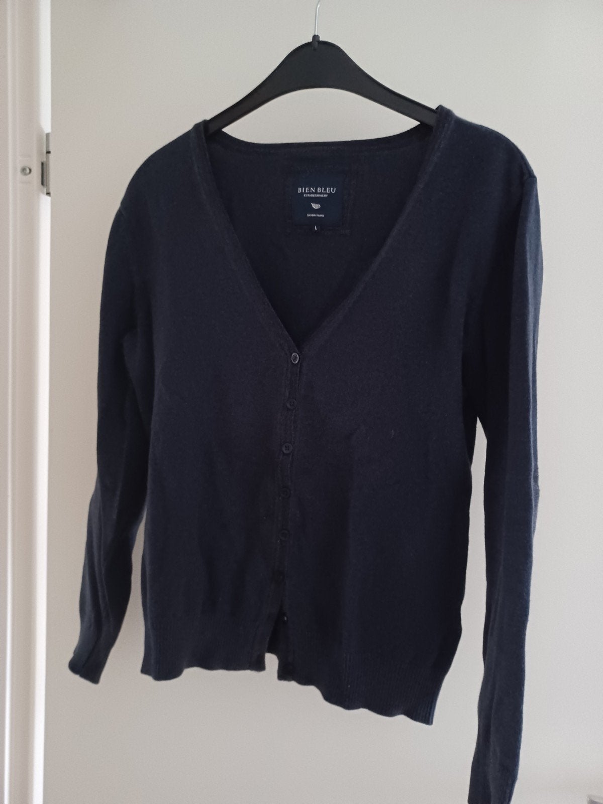 blauw vest mt M ( L) Bien Bleu, Maat 38/40 (M), Blauw, Ophalen of Verzenden, Zo goed als nieuw