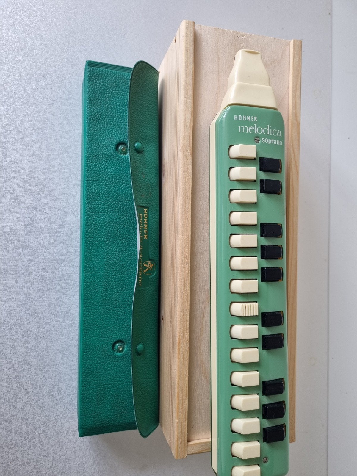 Hohner Melodica Soprano met koffer - Vintage blaasinstrument, Ophalen of Verzenden, Gebruikt, Houtblazer, Met koffer of draagtas