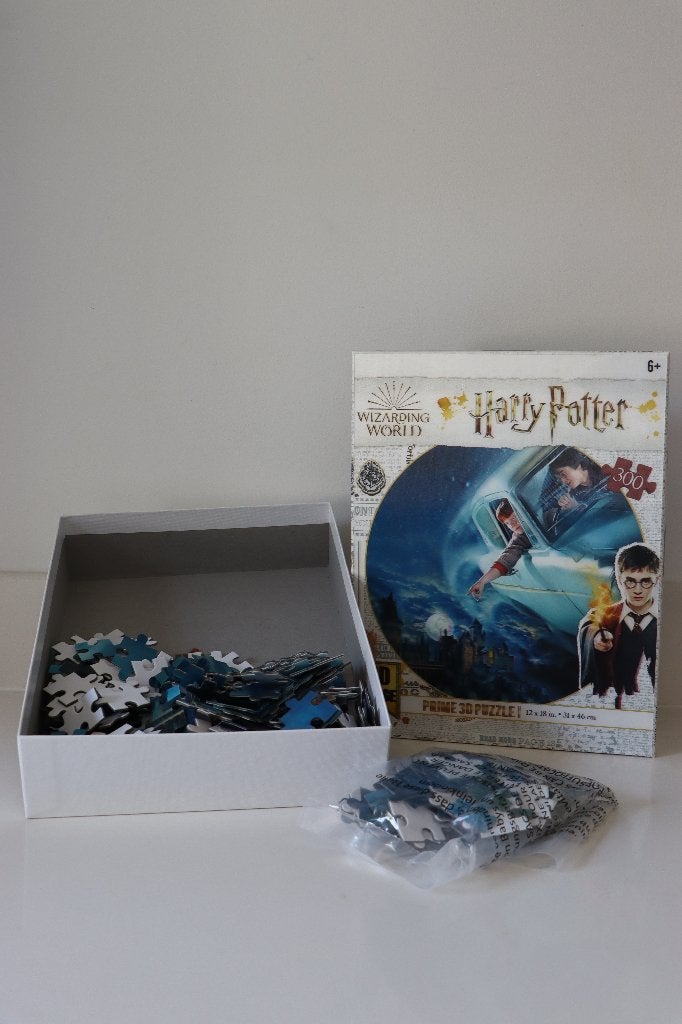 3D Harry Potter puzzel vliegende auto, Ophalen of Verzenden, Minder dan 500 stukjes, Zo goed als nieuw, Rubik's of 3D-puzzel