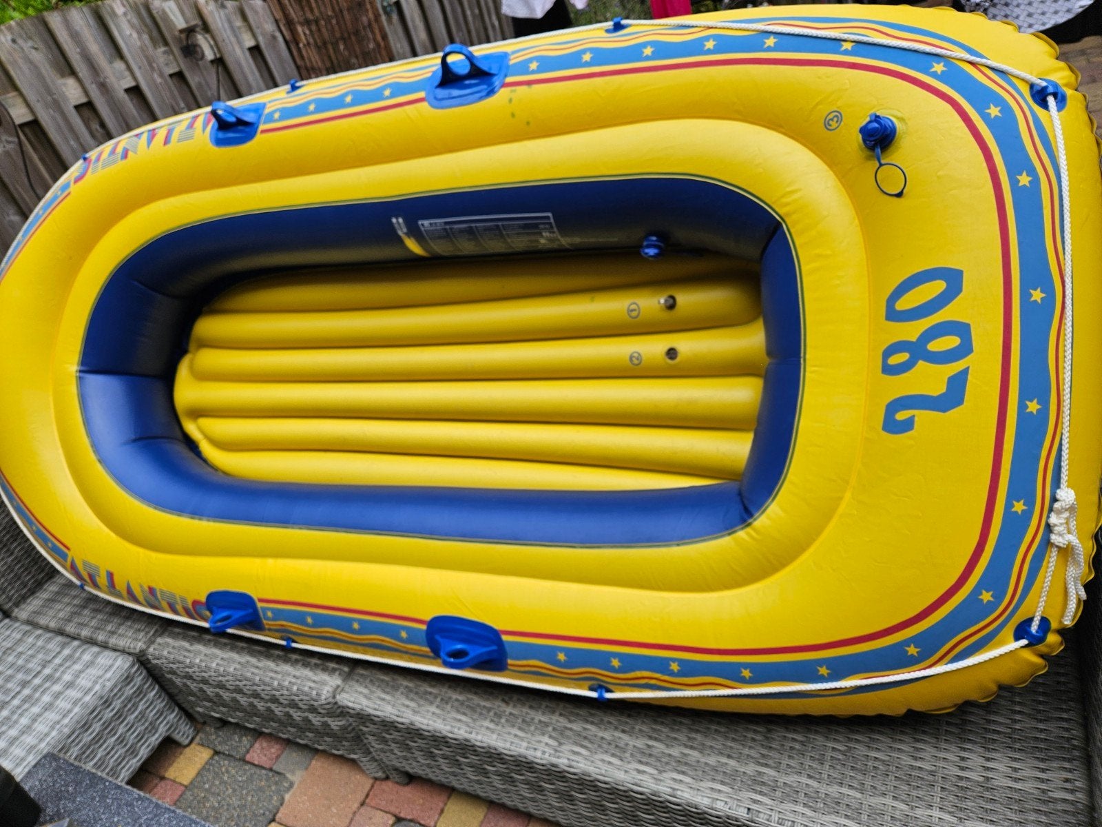 Rubber boot met peddels, Ophalen, Twee personen, Overige typen, Met peddels