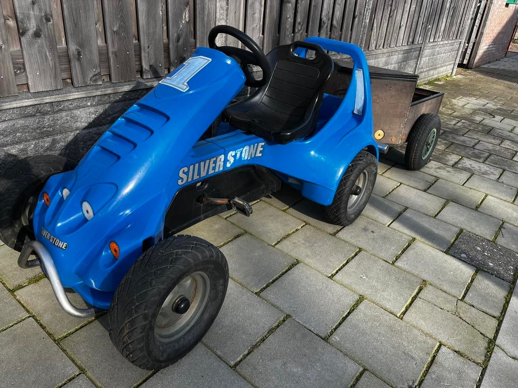 Lacardi skelter XXL, Kinderen en Baby's, Speelgoed | Buiten | Skelters, Ophalen, Zo goed als nieuw, Met kar of aanhanger