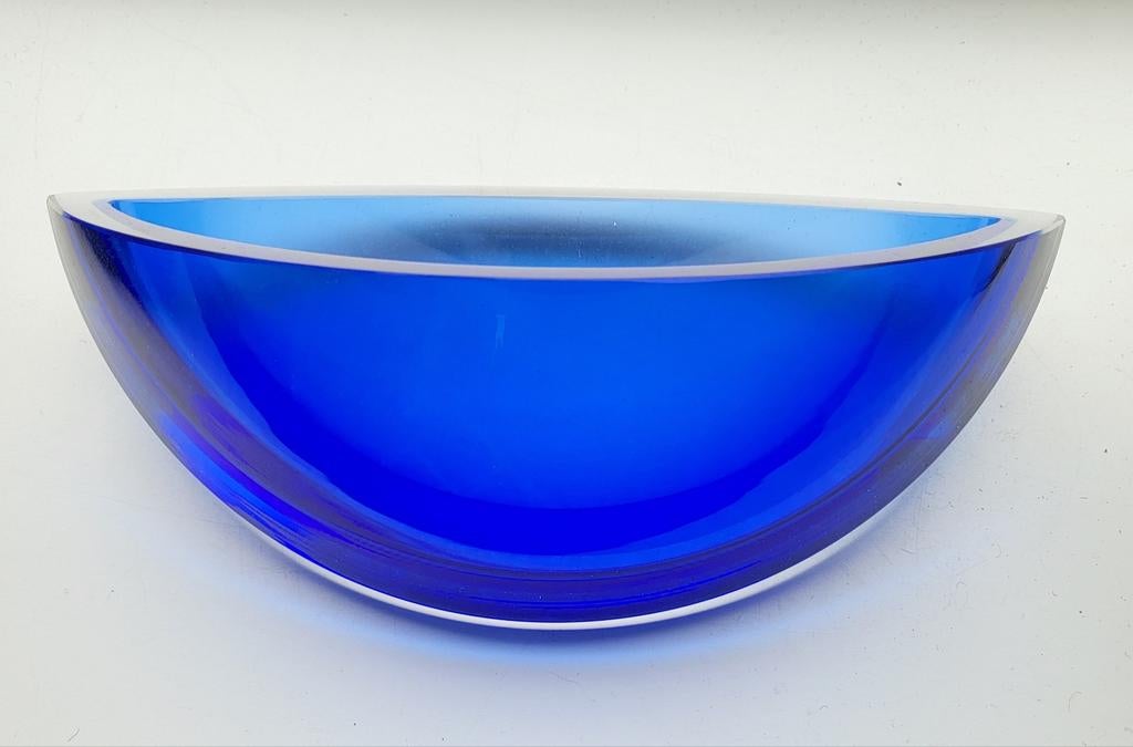Te koop mooi gave vintage cobalt blauwe kunstobject, Antiek en Kunst, Ophalen of Verzenden