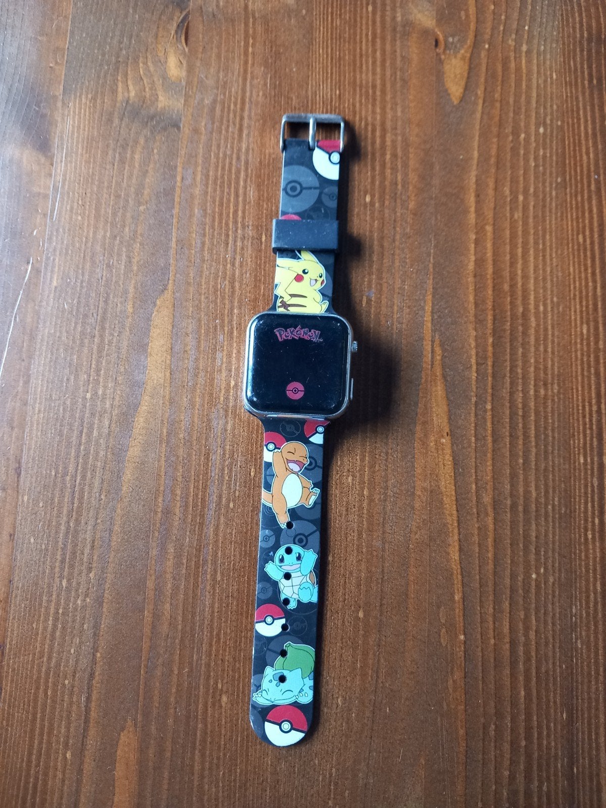 Pokémon horloge voor kinderen Pikachu, Charmander, Squirtle, Ophalen of Verzenden, Gebruikt, Meerkleurig, Jongen of Meisje