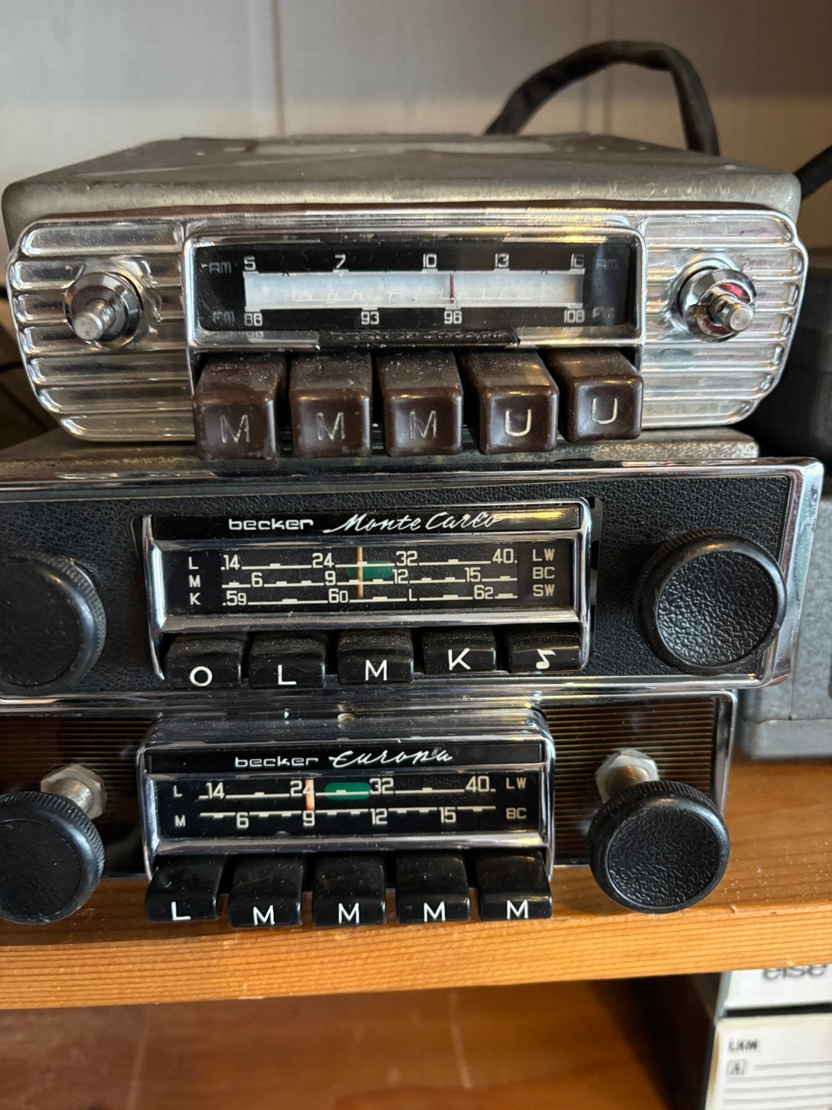 Partij Becker buizen autoradio's jaren '50-'60 voor oldtimer, Auto diversen, Autoradio's, Gebruikt, Ophalen