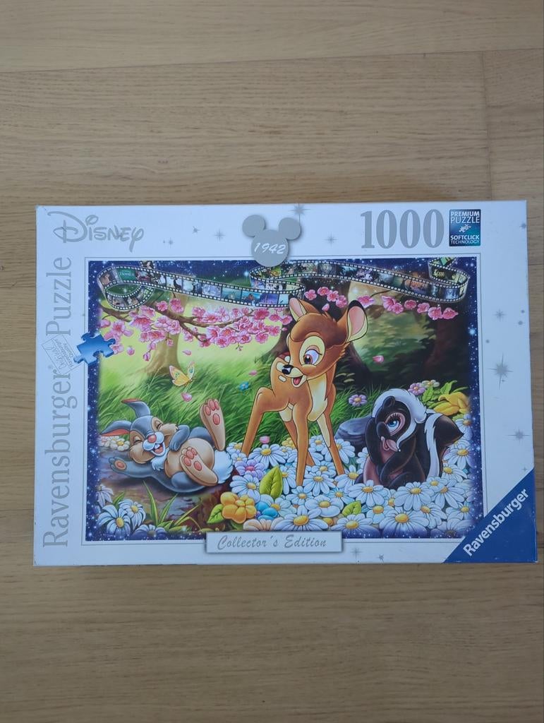 Ravensburger Disney Bambi Collector's Edition Puzzel 1000, Hobby en Vrije tijd, Denksport en Puzzels, Ophalen of Verzenden, Zo goed als nieuw