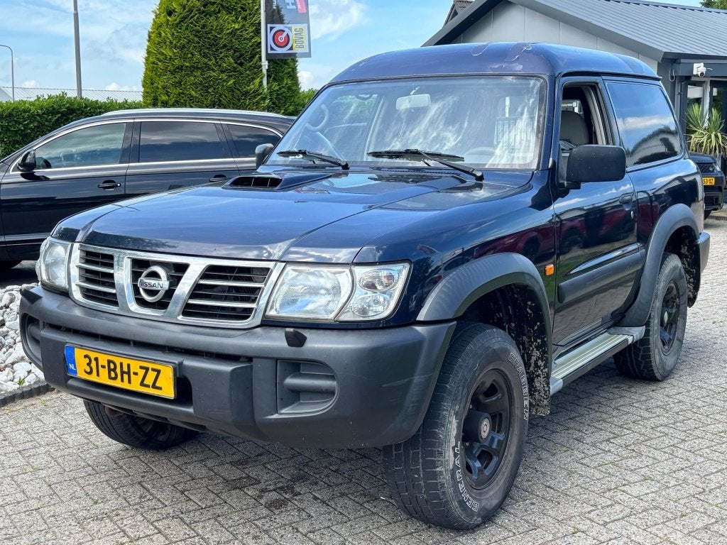 Nissan Patrol GR 3.0 DI Diesel 2003 Diff Lock Airco 3-Deurs, Auto's, Stof, Gebruikt, 2953 cc, 4 cilinders