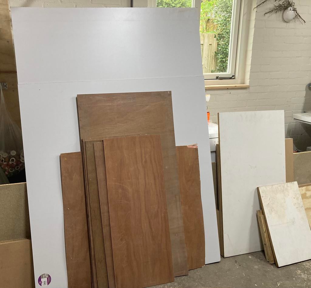 Plaatmateriaal / MDF / spaanplaat / multiplex / 12-22mm, Doe-het-zelf en Verbouw, Platen en Panelen, Ophalen, Minder dan 20 mm