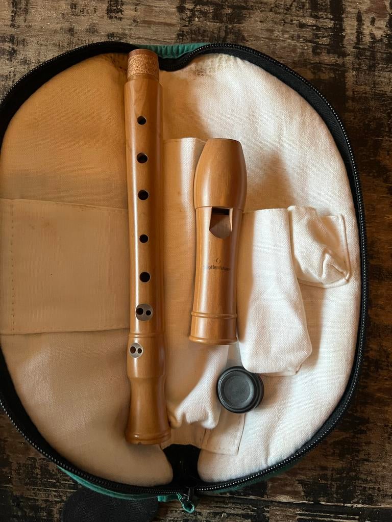 Mollenhauer Blokfluit met hoes en instructieboekje, Muziek en Instrumenten, Blaasinstrumenten | Blokfluiten, Ophalen of Verzenden