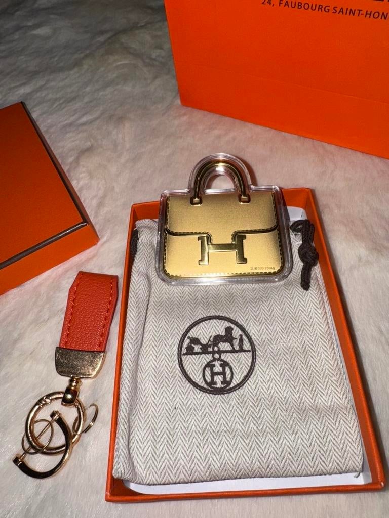 Luxe Sleutelhanger H met Verpakking - Stijlvol Accessoire, Ophalen of Verzenden, Nieuw, Merk