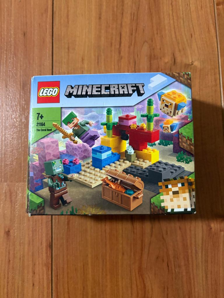 LEGO Minecraft Het Koraalrif (21164), Gebruikt, Minecraft, Lego, Ophalen of Verzenden
