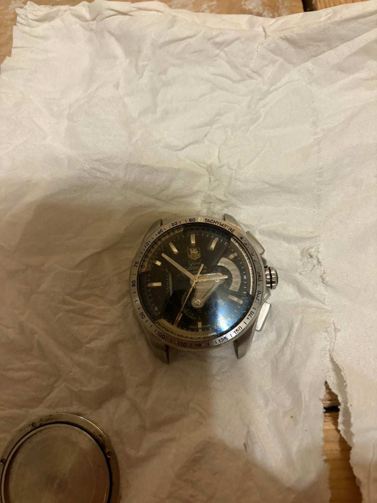 Horloge TAG Heuer Grand Carrera, Ophalen of Verzenden, Gebruikt