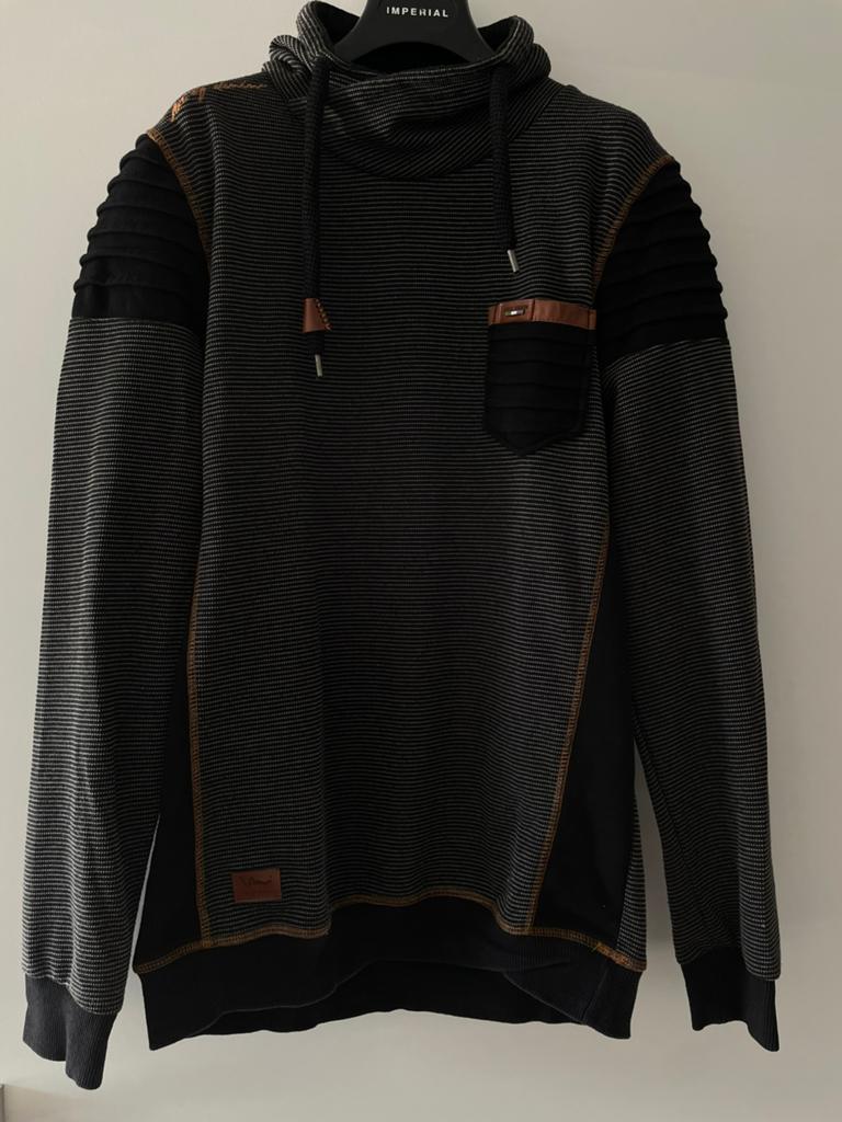 Wam Denim heren trui/hoodie - Zo goed als nieuw, Ophalen of Verzenden, Zo goed als nieuw, Maat 52/54 (L), Zwart