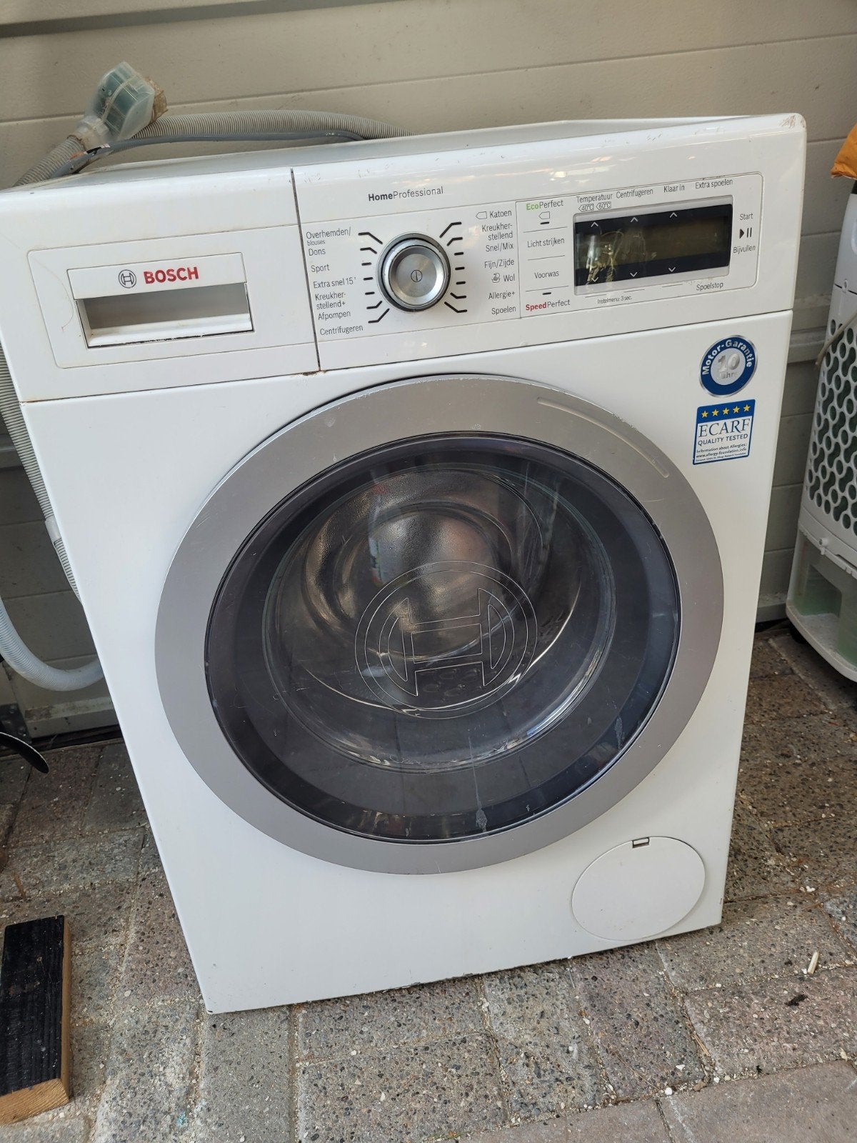 wasmachine, Ophalen, 1200 tot 1600 toeren, 85 tot 90 cm