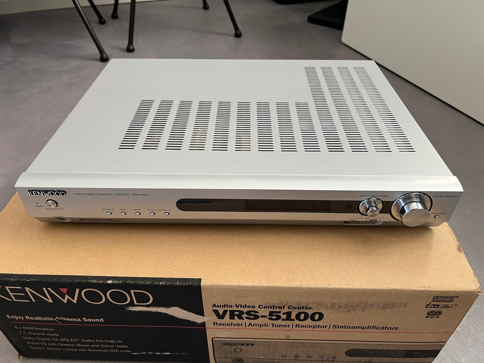 Kenwood VRS-5100 AV receiver, Audio, Tv en Foto, Versterkers en Receivers, Ophalen of Verzenden, Zo goed als nieuw, Overige merken