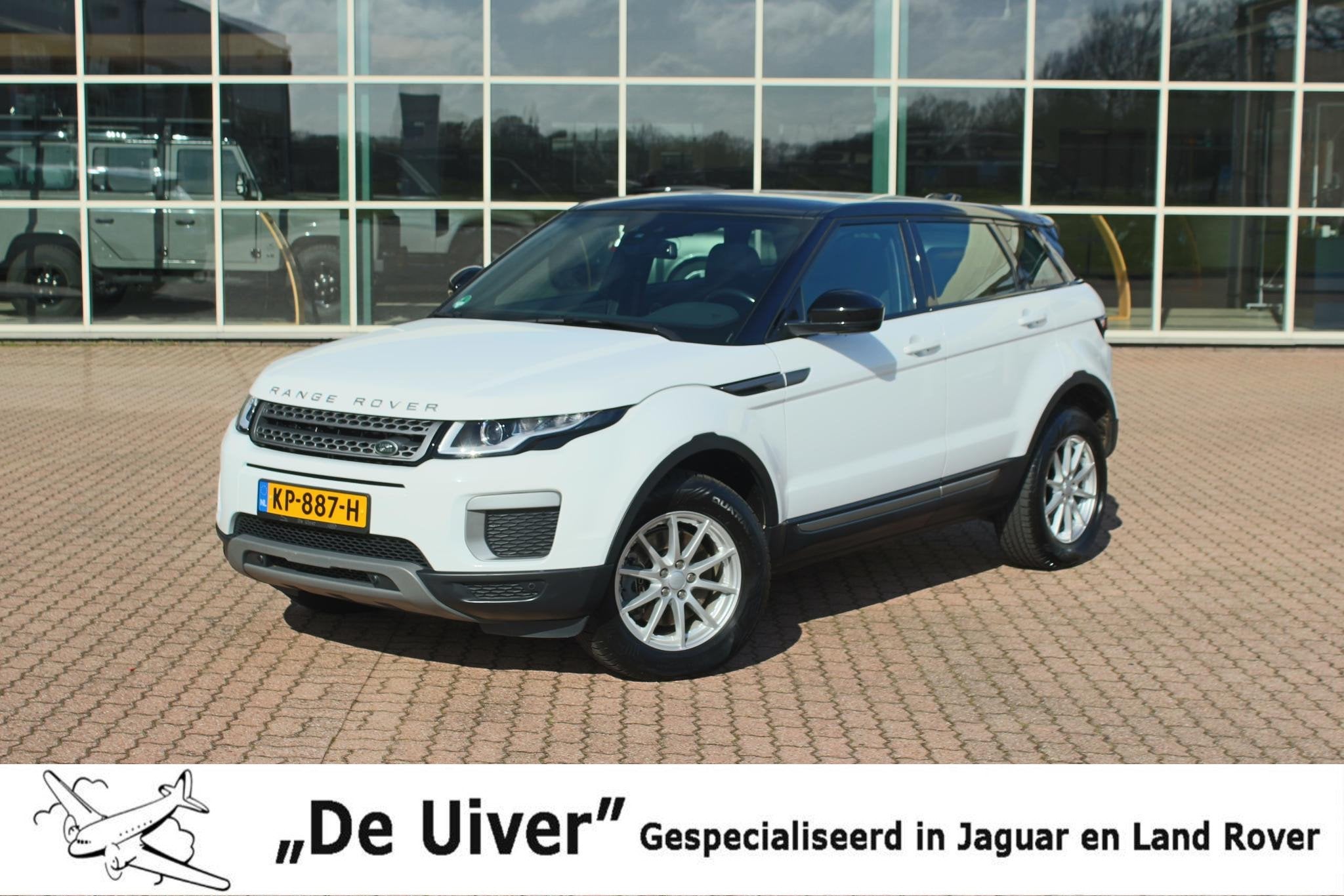 Land Rover Range Rover Evoque 2.0 TD4 Pure Business Pack, Auto's, Land Rover, Stof, Gebruikt, Wit, Origineel Nederlands