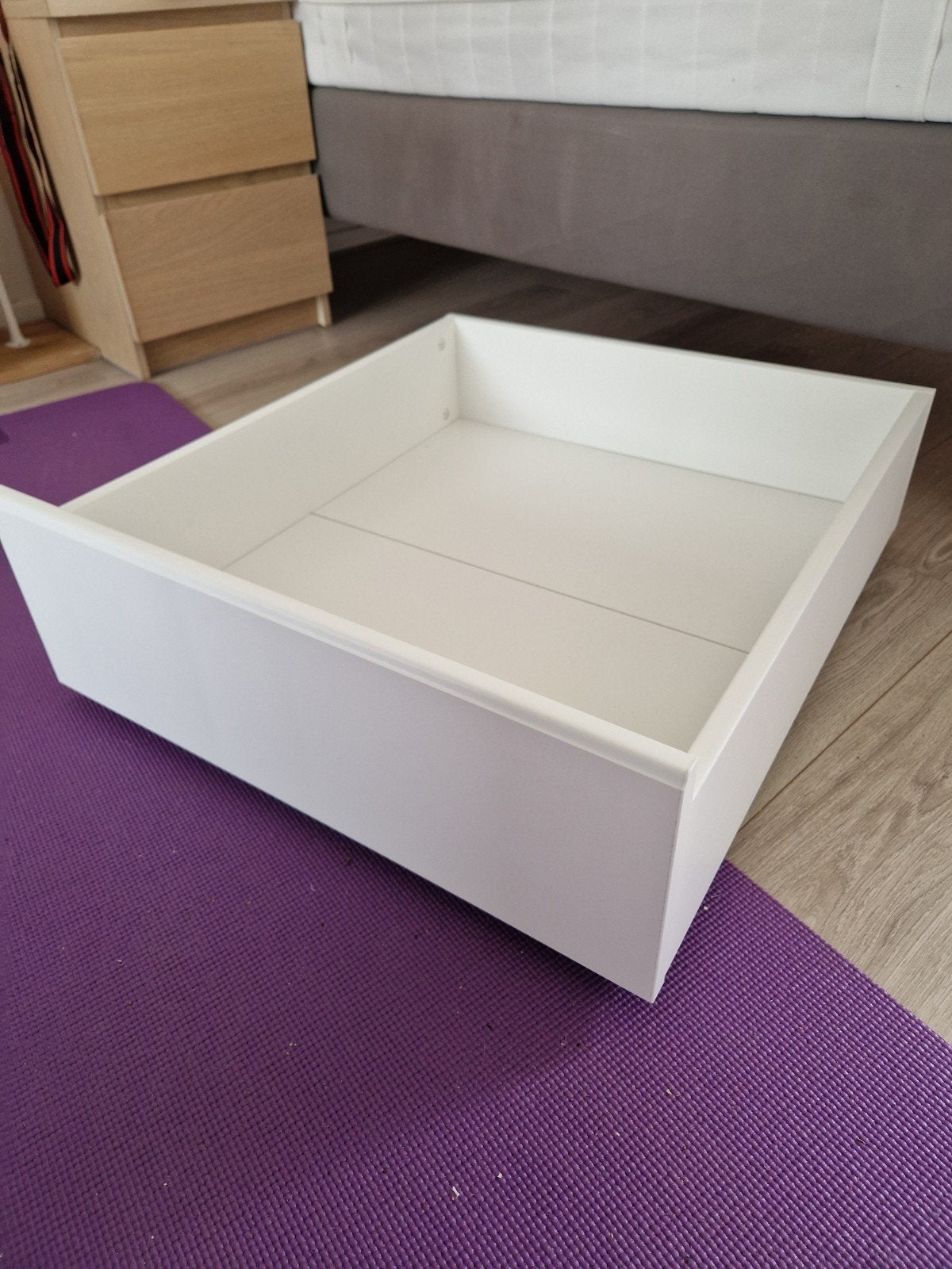 Bedlade ikea songesand, Ophalen, Nieuw, Wit, Hout