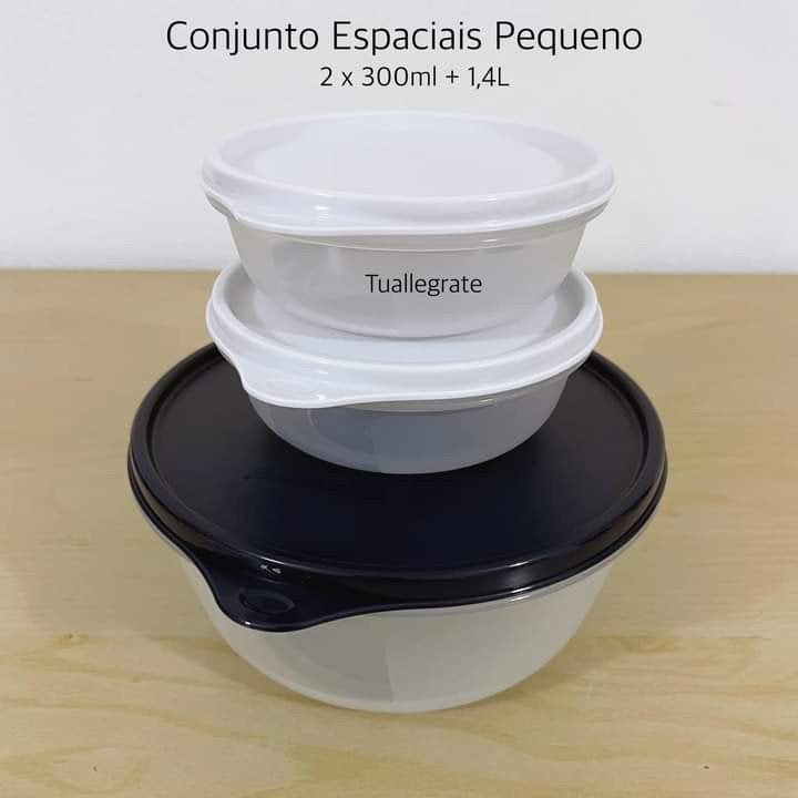 Tupperware verskommen trio, nieuw, Ophalen of Verzenden, Nieuw, Bak of Kom, Met deksel