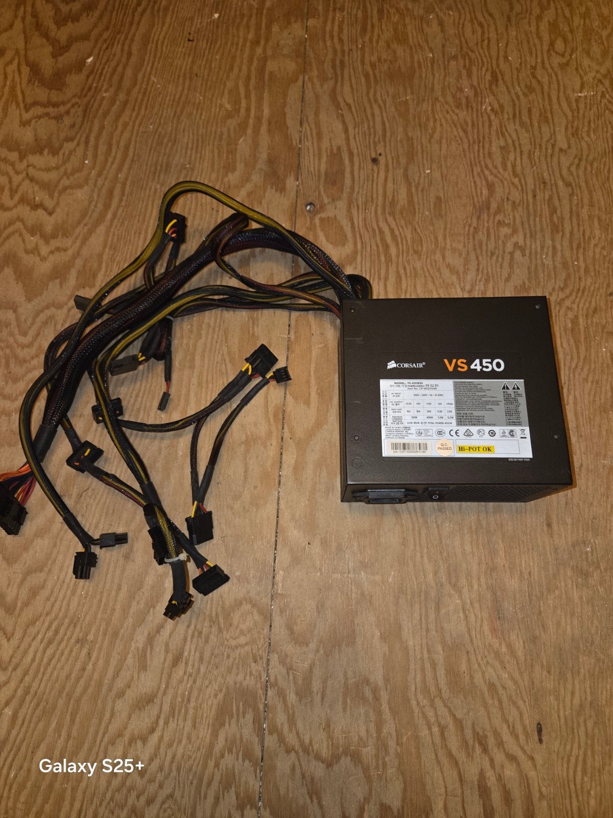 Corsair VS450 Voeding voor PC - Betrouwbaar en Efficiënt, Computers en Software, Interne voedingen, Ophalen of Verzenden