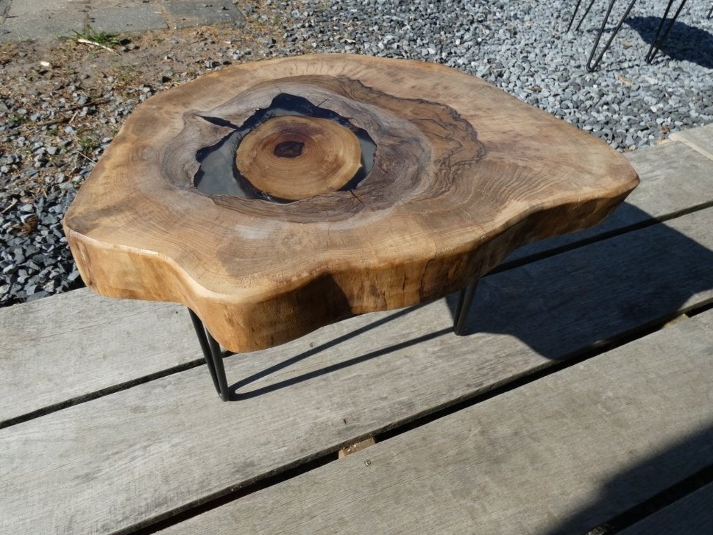 epoxy tafel boomschijven schaaldeel salontafel eettafel, Overige vormen, Kersenhout, Nieuw, 200 cm of meer