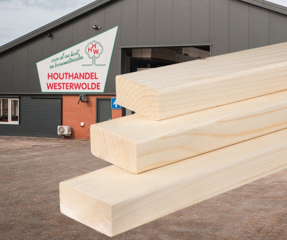Vuren | 38x89 | CLS | SLS | Regel | Batting | Balkhout, Doe-het-zelf en Verbouw, Hout en Planken, Nieuw, Balk, Vuren, Minder dan 200 cm