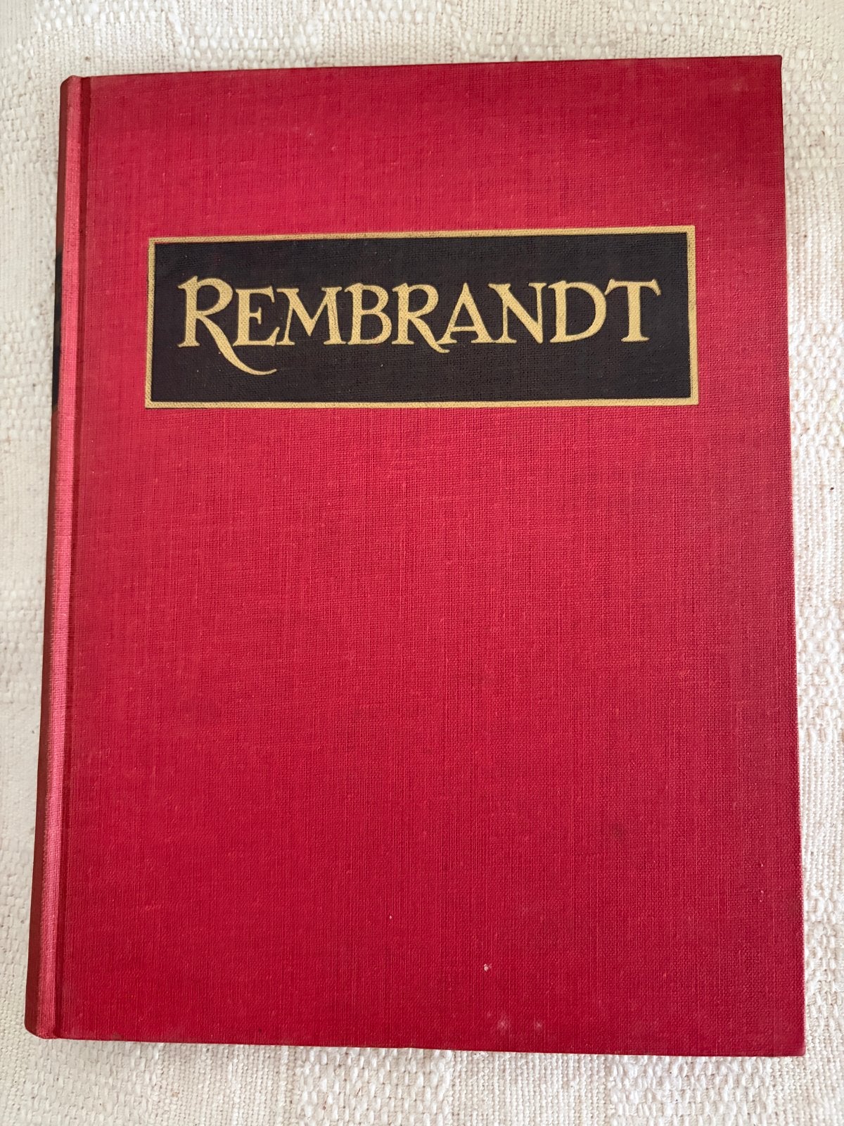Rembrandt: Zijn Kunst en Zijn Leven - Jan Poortenaar (1930s/, Ophalen of Verzenden, Gelezen, Schilder- en Tekenkunst