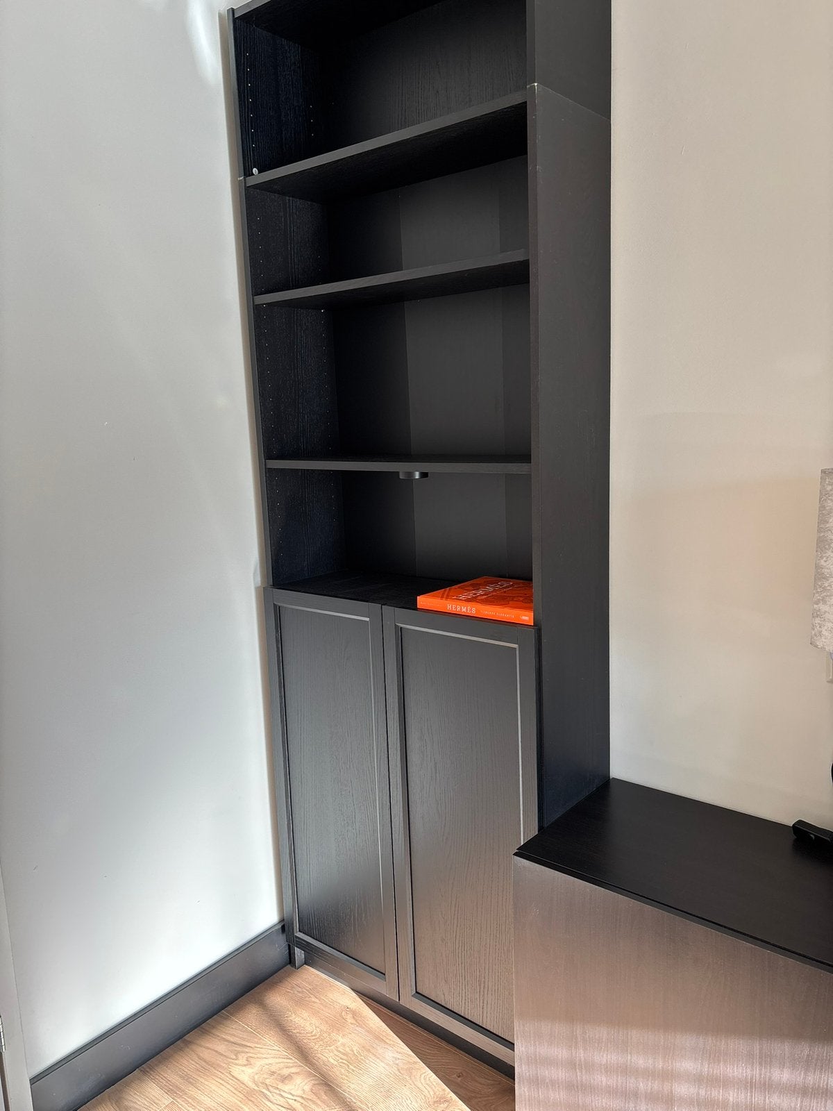 2x Ikea billy boekenkast zwart, Ophalen, 200 cm of meer, 50 tot 100 cm, Zo goed als nieuw