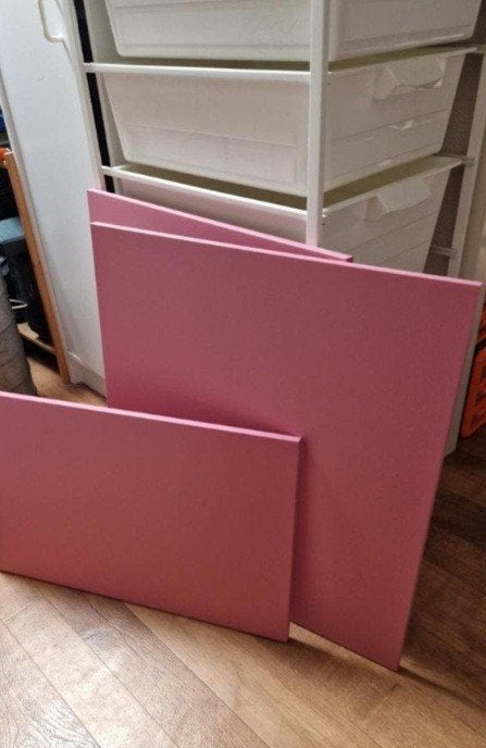 Ikea Besta onderdelen roze/bruin: lades, frontjes, deuren, Ophalen, Gebruikt