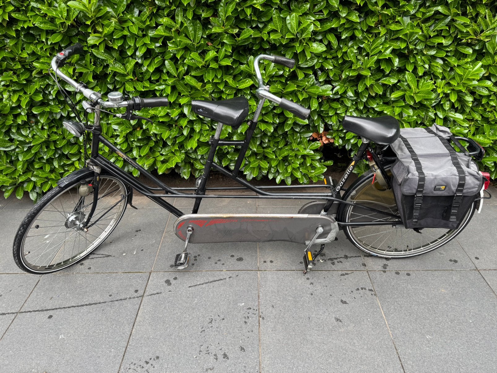 Gazelle Tandem, Fietsen en Brommers, Fietsen | Tandems, Minder dan 10 versnellingen, Gebruikt, 55 cm of meer, Trommelrem