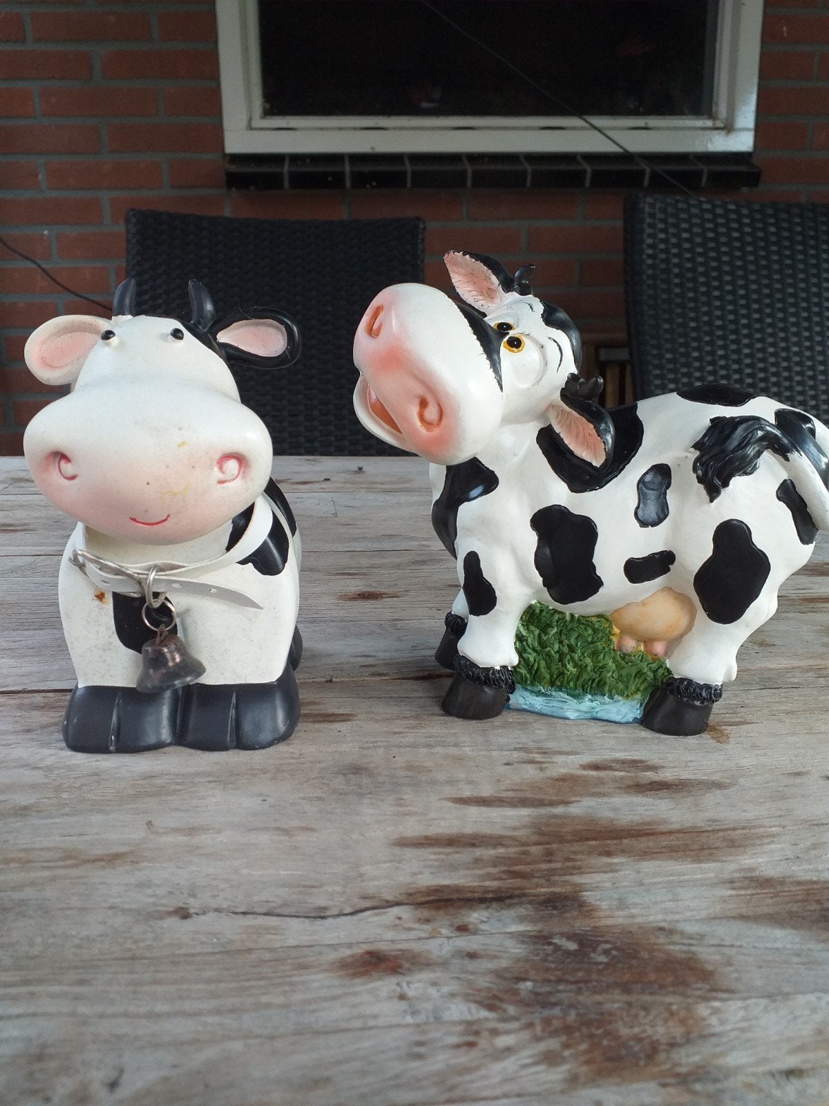 2 spaarpotten, Ophalen, Zo goed als nieuw, Steen, Aardewerk of Keramiek, Dier