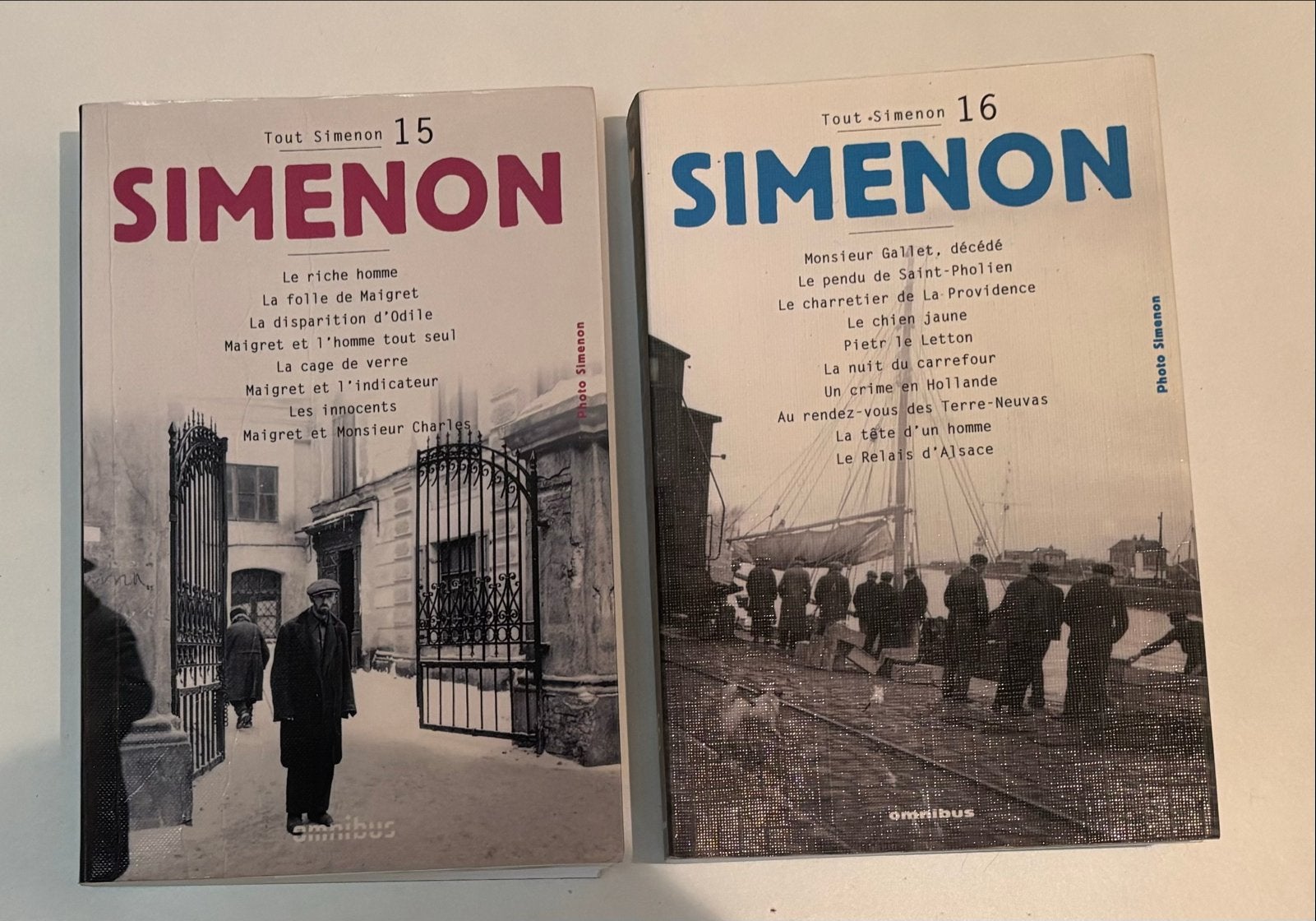 Simenon Tout Simenon 15 & 16 - Franse boeken, Ophalen of Verzenden, Zo goed als nieuw, Europa overig