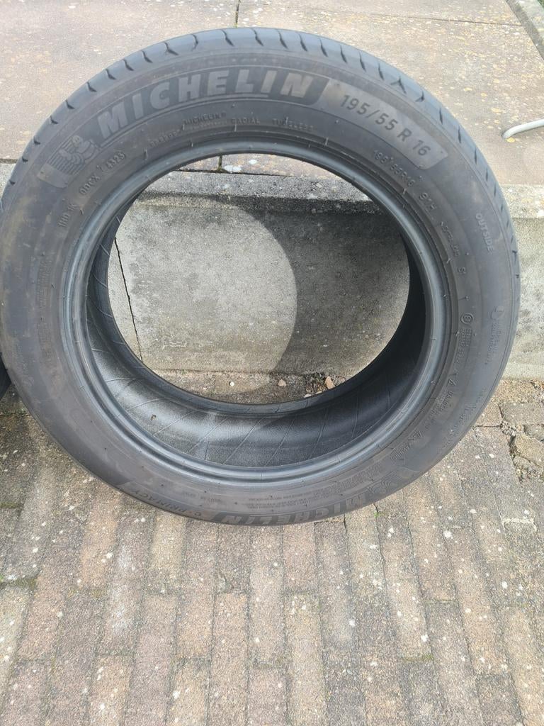 Michelin e.PRIMACY Autobanden 195/55 R16, Auto-onderdelen, Banden en Velgen, Ophalen, Gebruikt, 16 inch, Band(en)