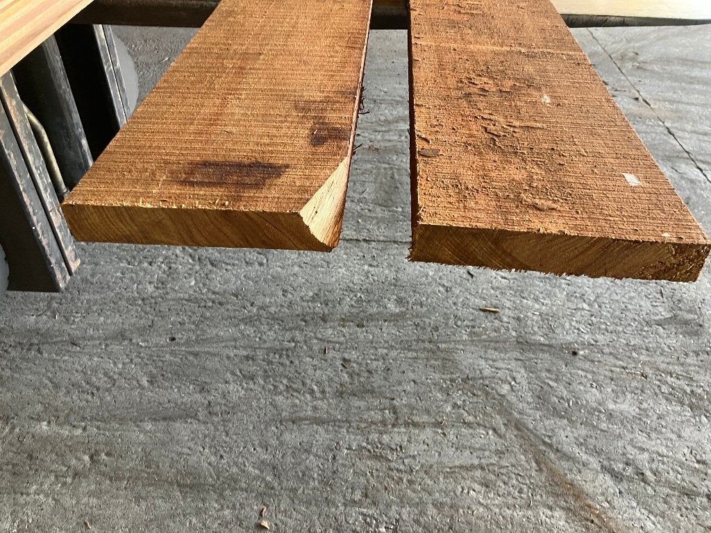 planken-vlonderplanken-steiger-Hardhout-Guariuba-40x200 mm, Ophalen, Planken, Nieuw, Hardhout