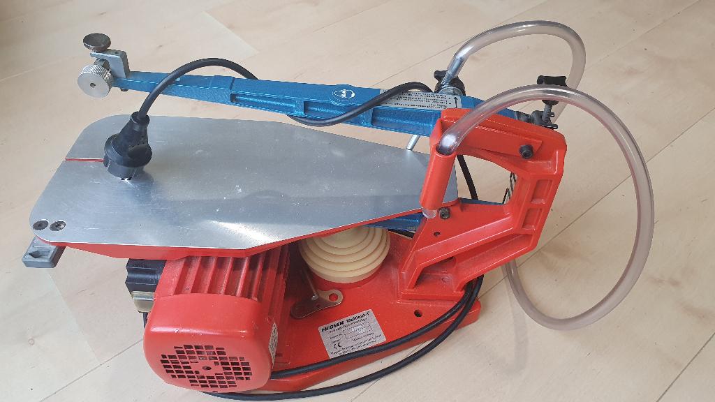 Hegner Multicut 1 figuurzaagmachine met machineverlichting, Ophalen of Verzenden, Gebruikt