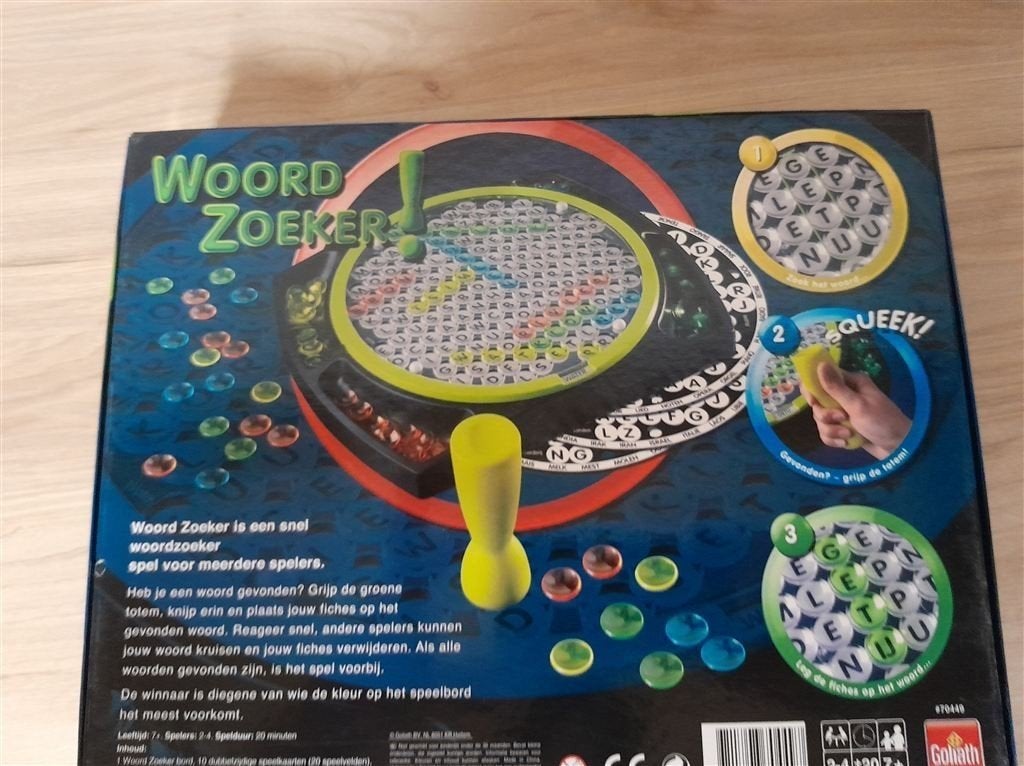 woordzoeker! Goliath - s1209, Hobby en Vrije tijd, Gezelschapsspellen | Bordspellen, Verzenden, Zo goed als nieuw