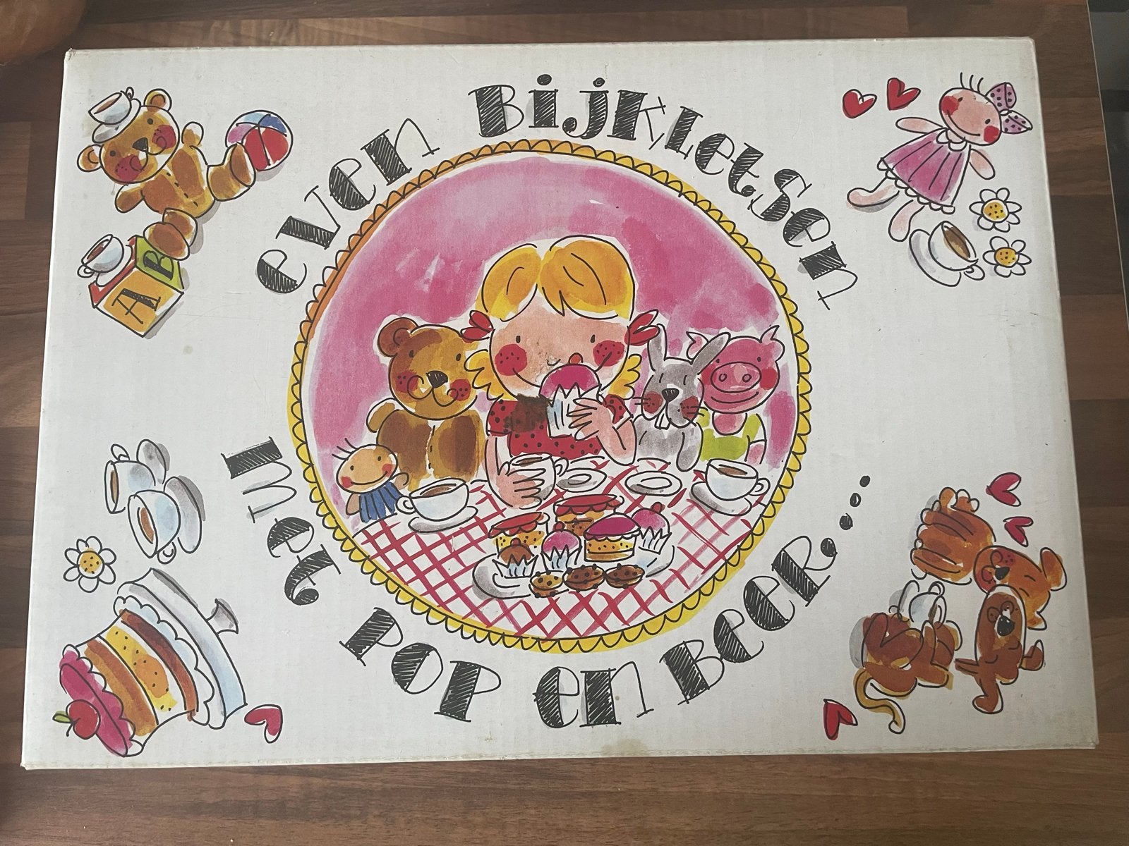 Theeserviesje 'Even bijkletsen met Pop en Beer', Ophalen of Verzenden, Zo goed als nieuw, Meisje