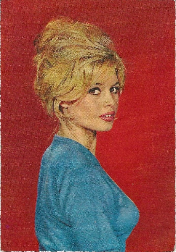 Filmsterren ansichtkaart Brigitte Bardot, Verzamelen, Verzenden, 1960 tot 1980, Ongelopen, Sterren en Beroemdheden