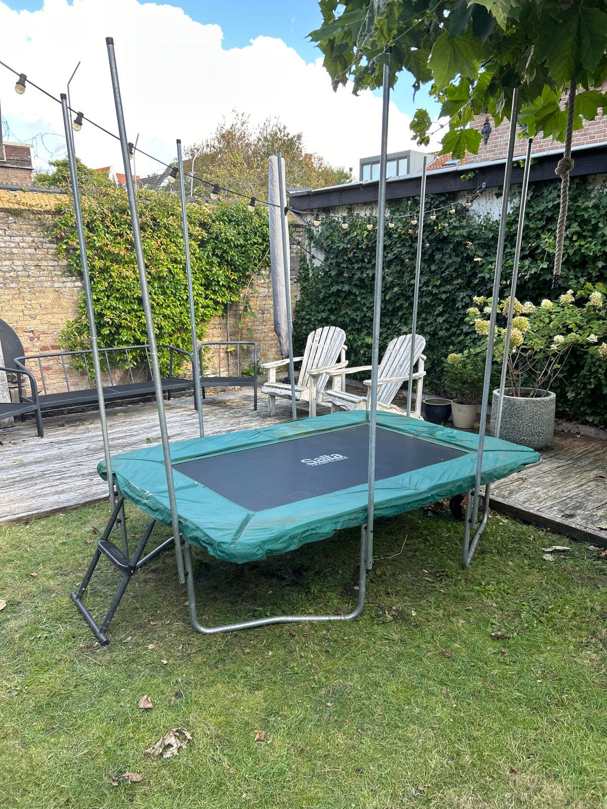 Salta Trampoline - Rechthoekig, Ophalen, Gebruikt
