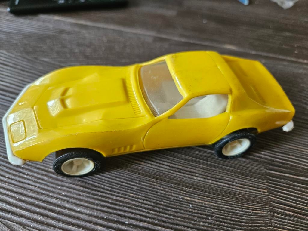 Corvette plastic oud  model, Ophalen of Verzenden, Gebruikt, Auto
