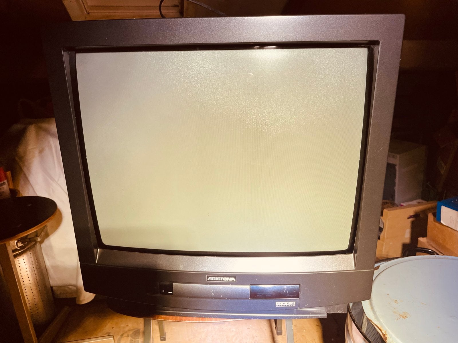 Aristona CRT TV met afstandsbediening, Audio, Tv en Foto, Televisies, Ophalen, 50 Hz, 40 tot 60 cm, Gebruikt