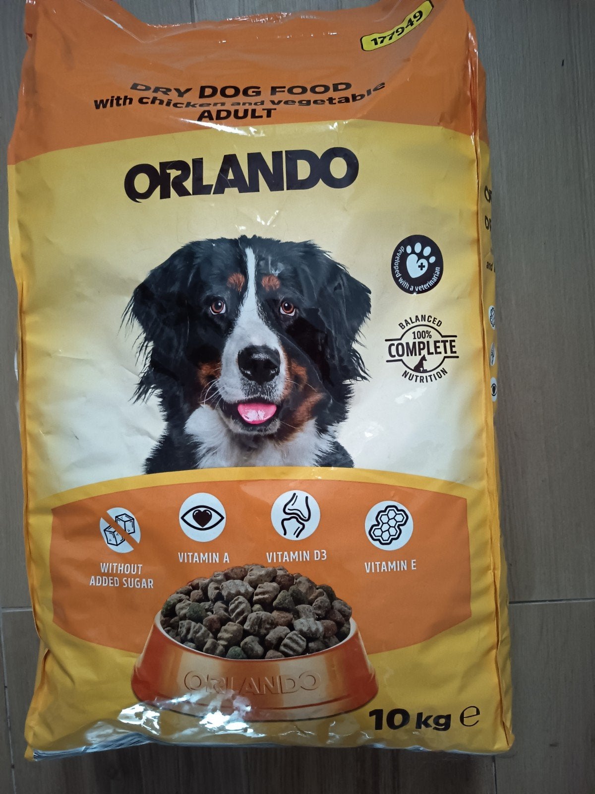 Orlando hondenvoer, Ophalen, Hond