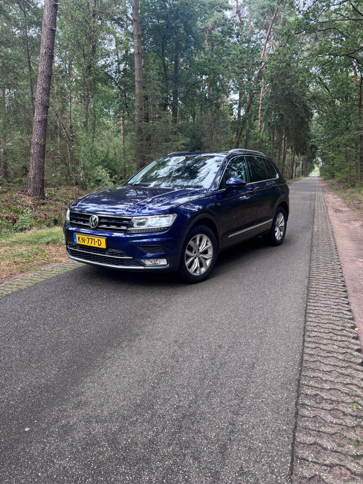 Volkswagen Tiguan 2.0TSI 132KW/180PK 4M A7 M16 2016 Blauw, Automaat, Zwart, 4 cilinders, 1984 cc
