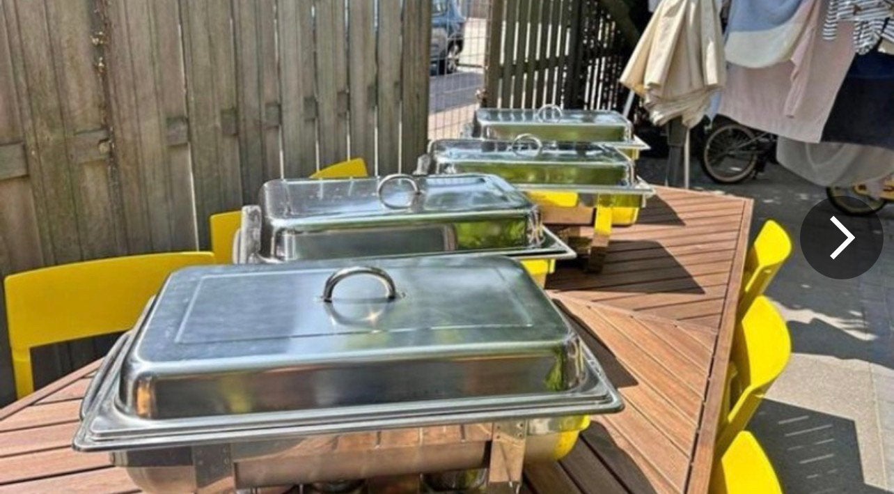 Chafing Dishes te HUUR/ RENT in Amsterdam west✅, Ophalen, Gebruikt