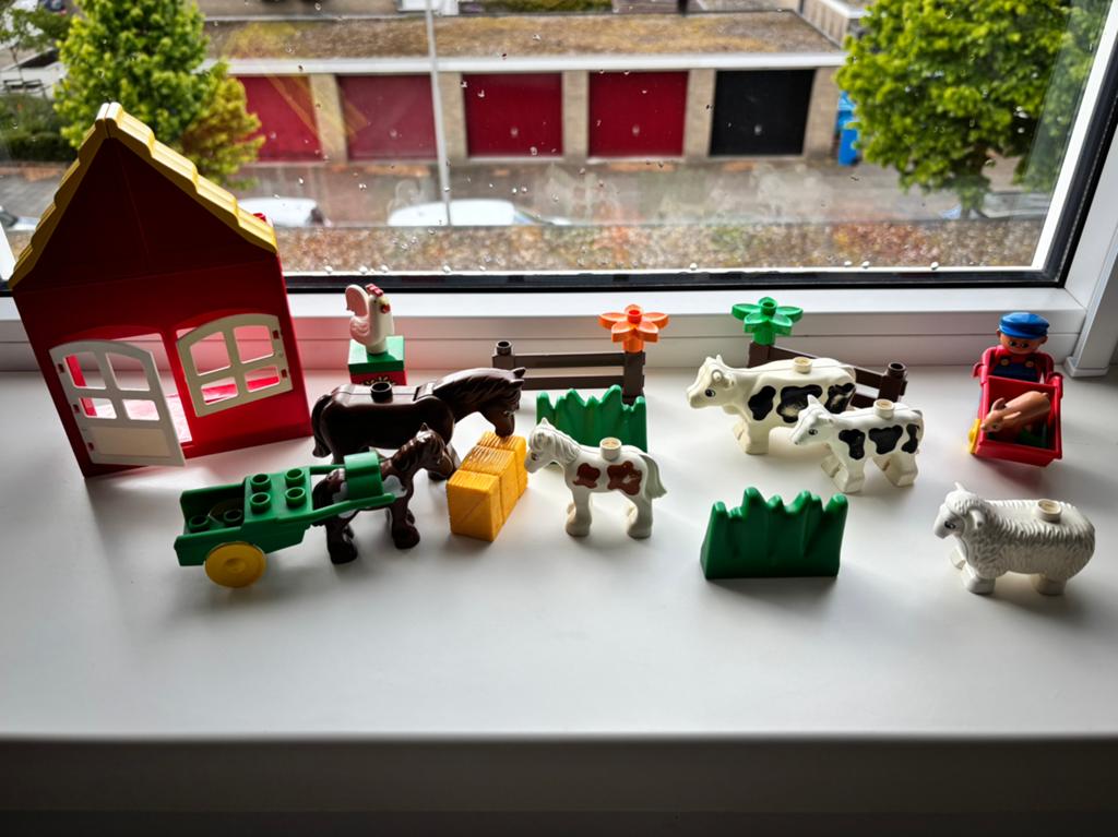 Lego duplo boerderij dieren set, Kinderen en Baby's, Speelgoed | Duplo en Lego, Ophalen of Verzenden, Gebruikt, Duplo