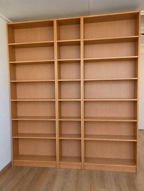Billy Boekenkast (3x), Huis en Inrichting, Ophalen, Met plank(en), Gebruikt, Modern, Scandinavisch