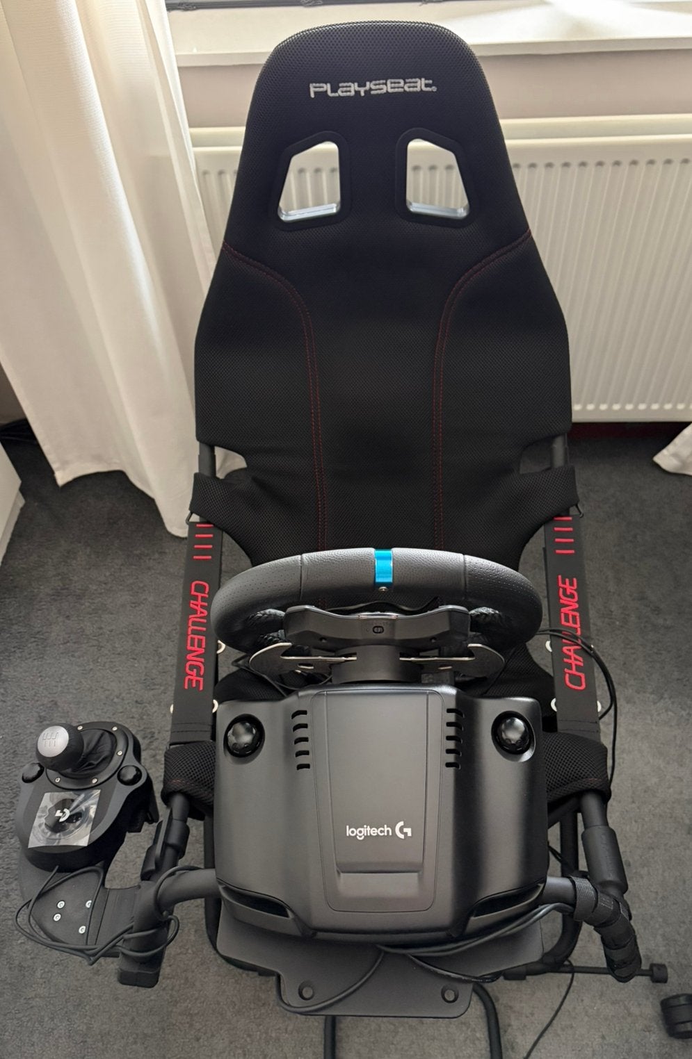 Playseat Challenge + Logitech G29 + Logitech Shifter, Ophalen, Zo goed als nieuw