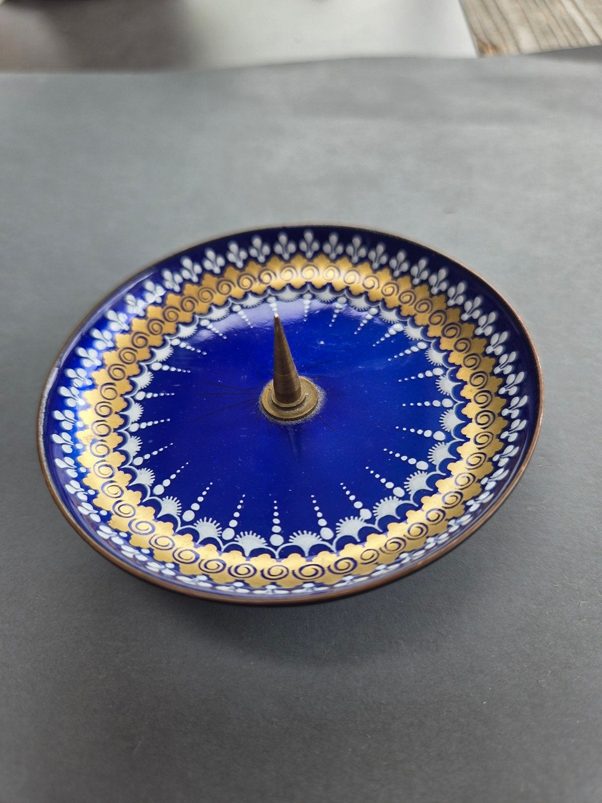 oude cloisonne kandelaar, Antiek en Kunst, Verzenden